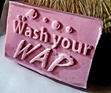 Load image into Gallery viewer, Wash Your WAP olive oil and coconut oil soap bar
