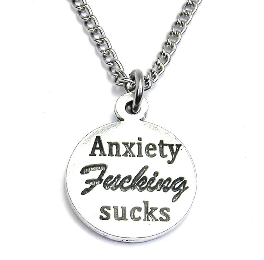 Anxiety Fcking Sucks Necklace