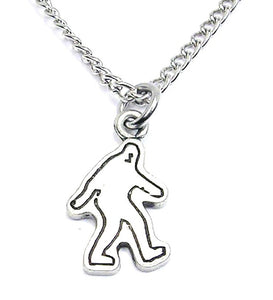 Bigfoot Silhouette Necklace