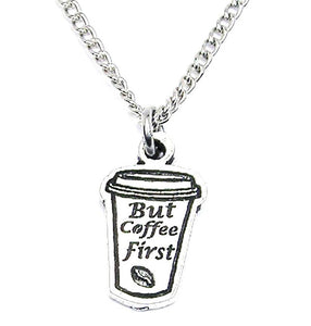 But Coffee First Necklace