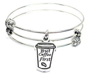 But Coffee First Triple Style Bangle