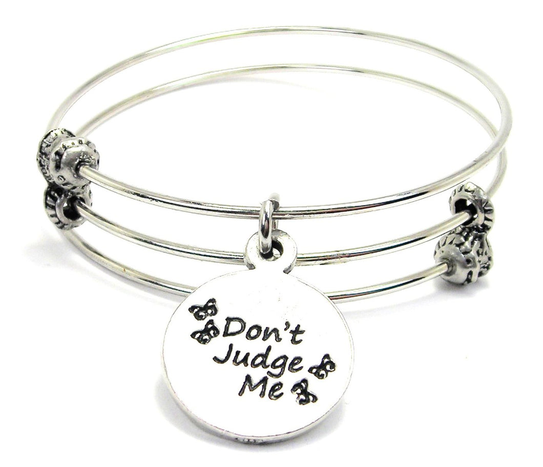 Don't Judge Me Triple Style Bangle