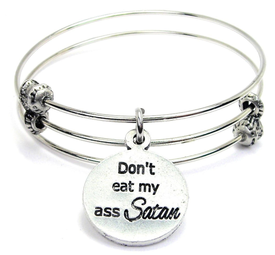 Don't Eat My A$$ Satan Triple Style Bangle