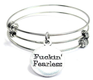 Fuckin' Fearless Triple Style Bangle