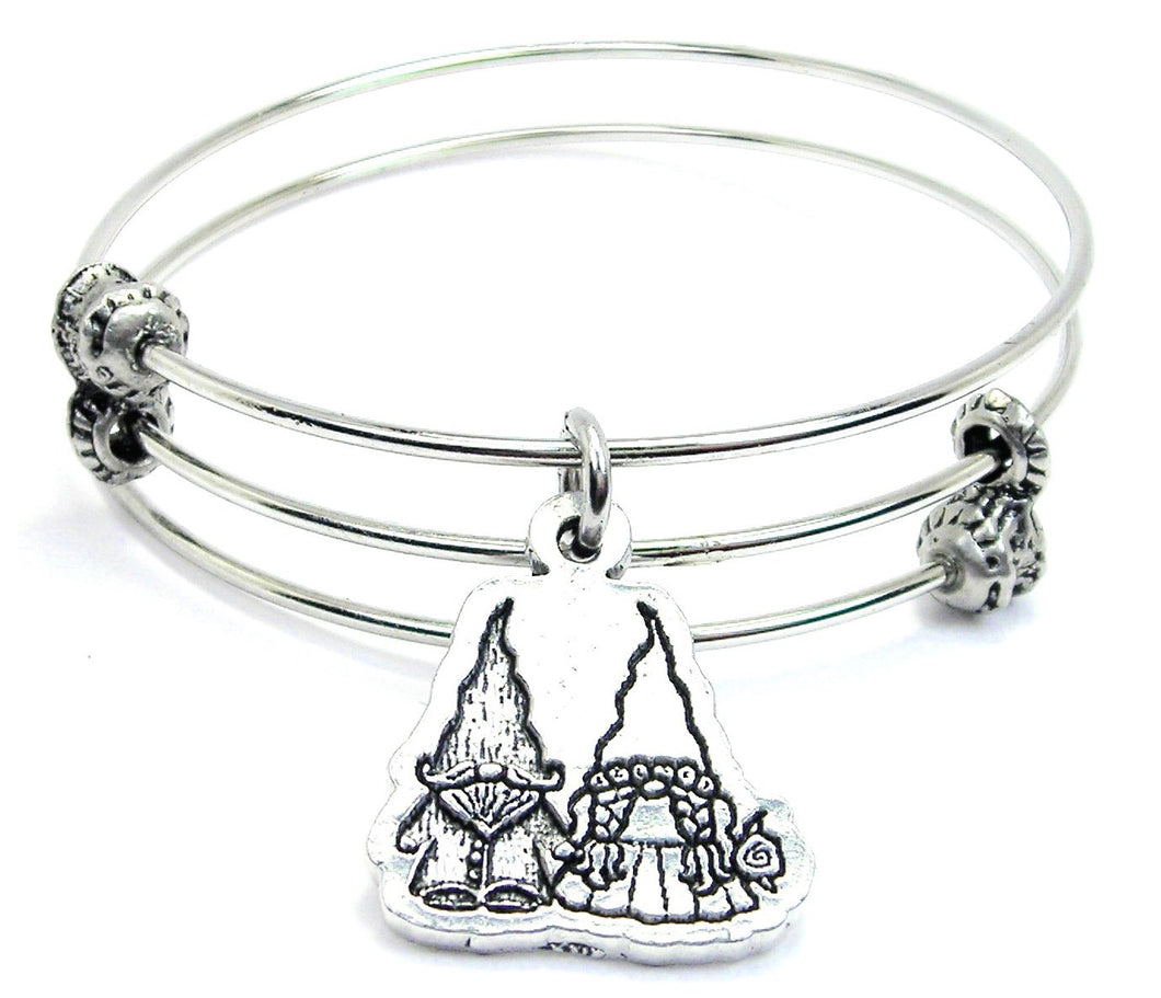 Gnomes In Love Triple Style Bangle