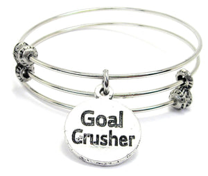 Goal Crusher Triple Style Bangle