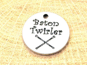 Baton twirler Charm