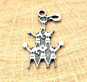 Cheerleader pyramid Charm