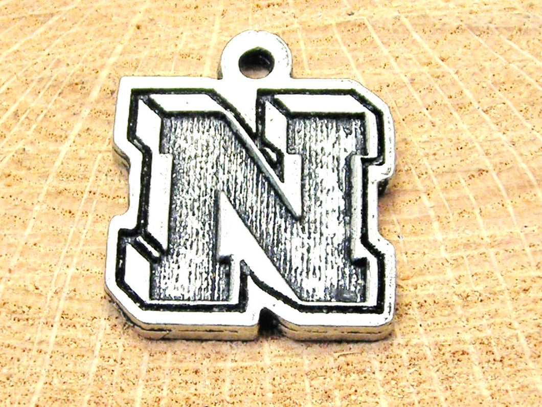 College style letter N Charm