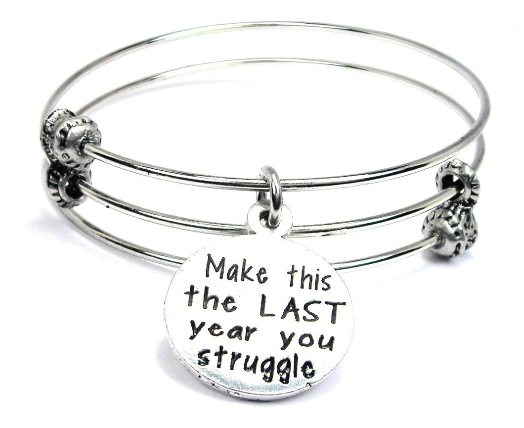 Make This The Last Year You Struggle Triple Style Bangle