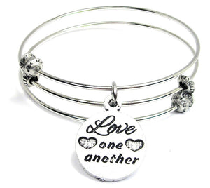 Love One Another Triple Style Bangle