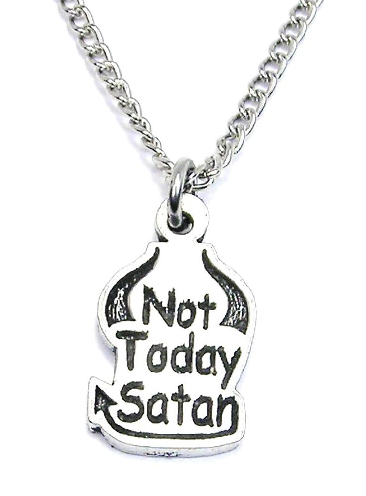 Not Today Satan Necklace