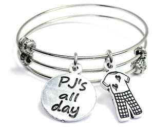 PJs All Day Triple Style Bangle